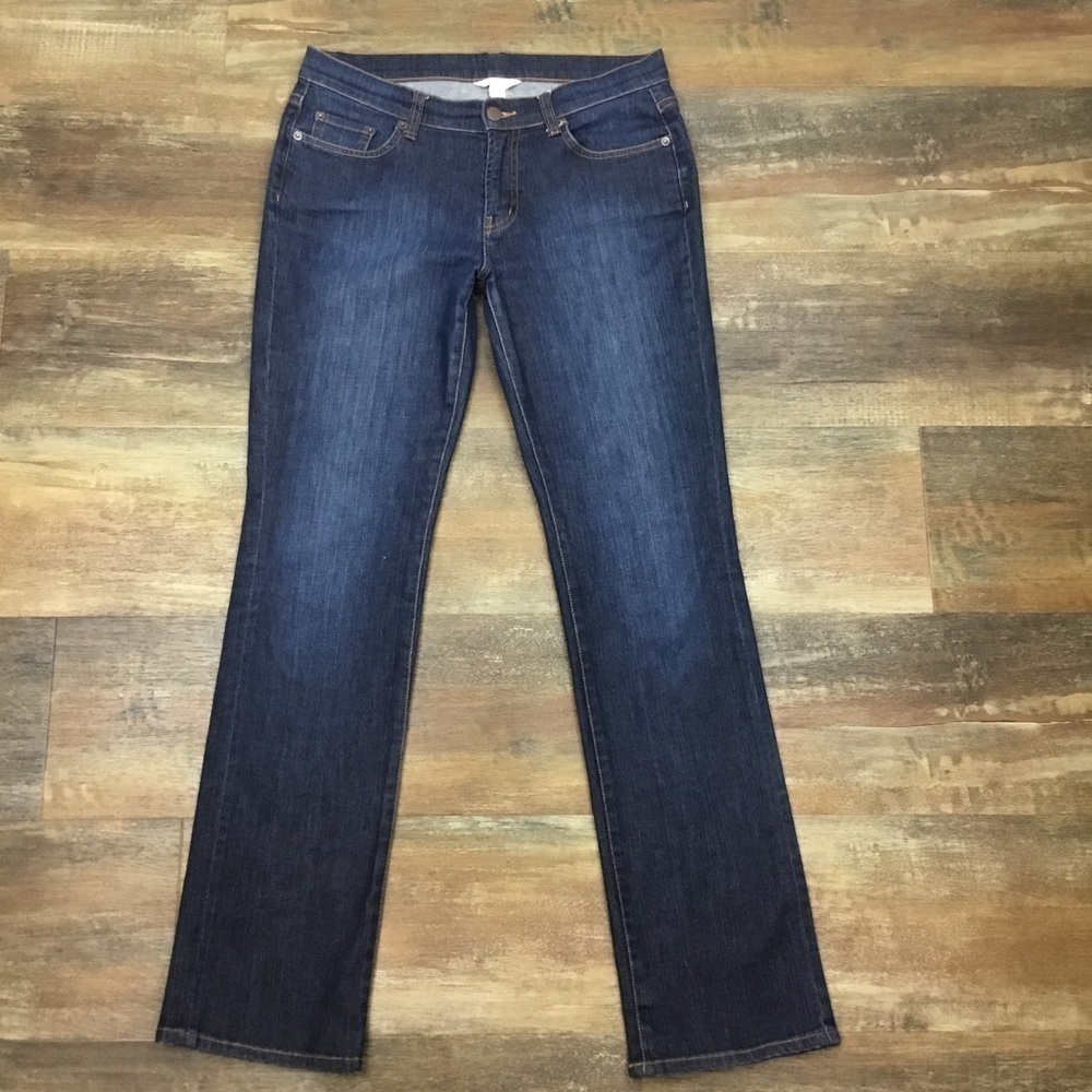 Garnet hill straight leg jeans size 6